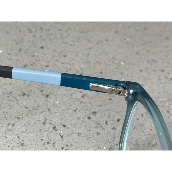 JONES NEW YORK J236 TEAL Eyeglasses Frames ONLY rectangle full rim 48-15-135 - Picture 8 of 15